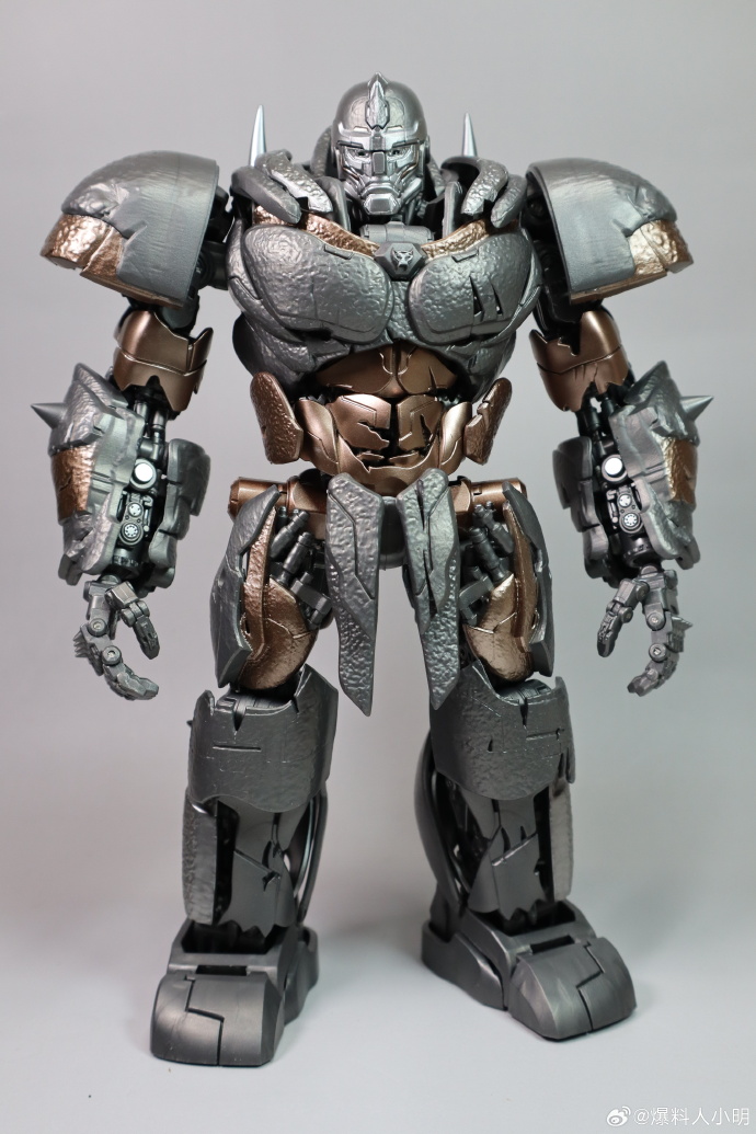 Rhinox AMK Figure In-Hand Images from Yolopark Transformers